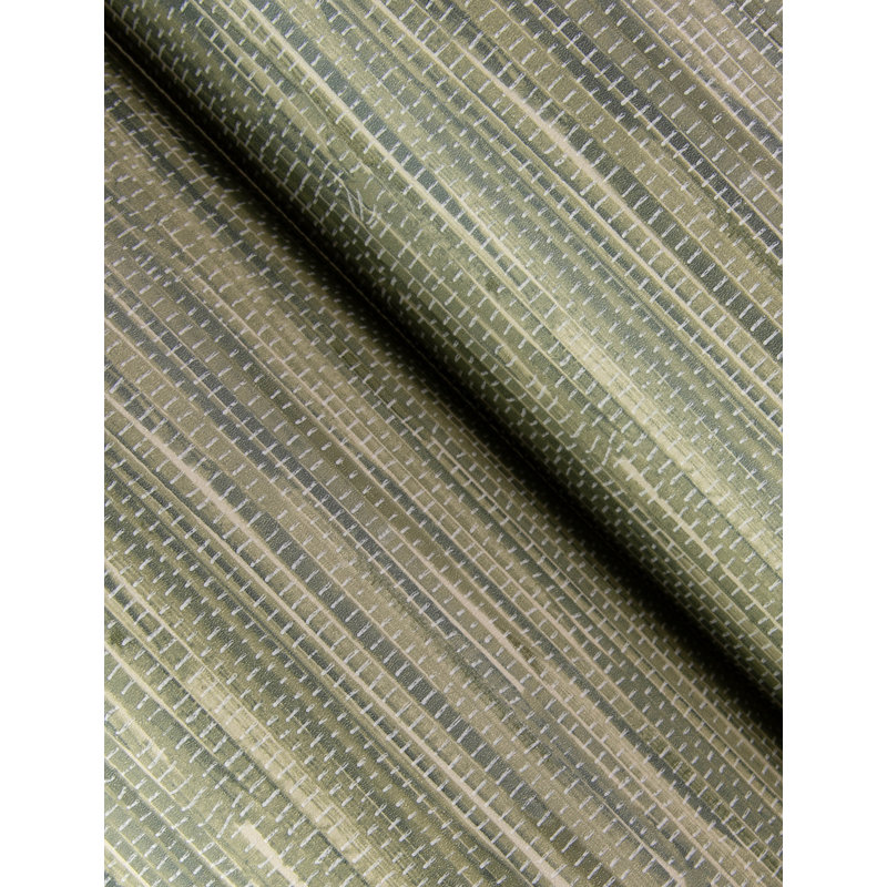 Exhale Light Brown Woven Faux Grasscloth Wallpaper, Vert