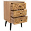 Lauterbach 42cm W Manufactured Wood Bedside Table