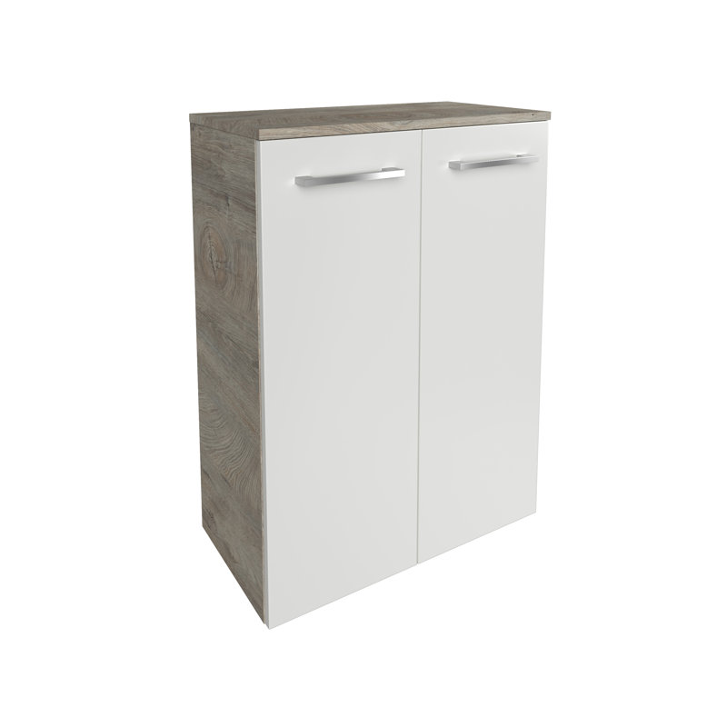 Bathroom Cabinet, Brown/White