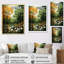«Orange Orange Trees Canopy Patchwork V», reproduction sur toile-1882204874-1882204893