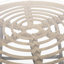 Table d'appoint avec tissage tendance