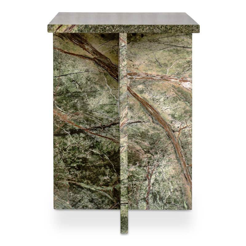 Blair Marble End Table, Green Marble