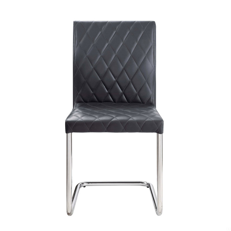Chaise d'appoint avec base luge (ensemble de 2)