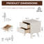 Table de chevet 2 tiroirs Modern-581982435-581982434