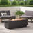 Outdoor Iron Fireplace, 50,000 , Rectangular, Chic Design, No Assembly Rectangular Fire Pit, Elegant Feature,