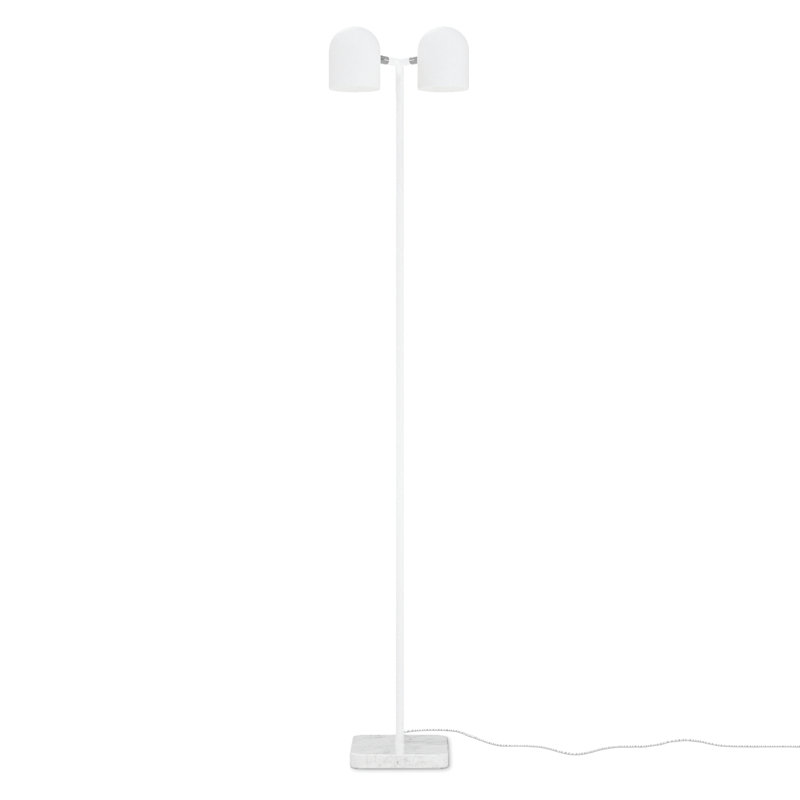 Tandem Floor Lamp, White