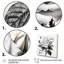 Dessin au crayon monochrome rose - rose, art mural-975696518-975696521