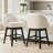 Swivel 26.4'' Faux Leather Counter Stool With Solid Wood Legs-200367123-175865568