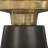 Jaxine 16"W Round Side Table with Genuine Marble Top and Metal Base