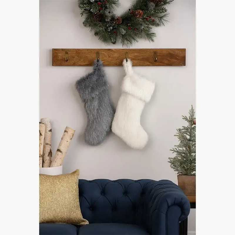 Christmas Stocking, Gray