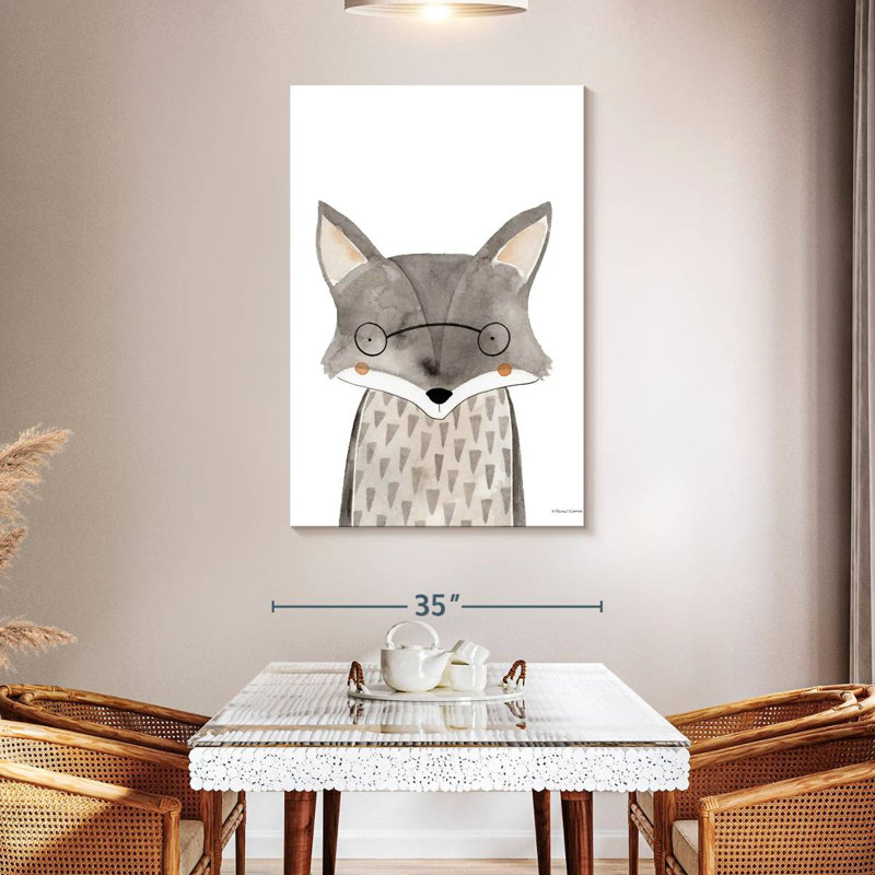 Freida The Fox, 48" H x 32" W
