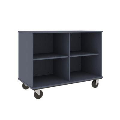Mobile 4 Compartment Manufactured Wood Cubby
