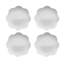 Geometrica White Bone China Appetizer Plate