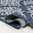Amora Traditional Mediterranean Tile Design Navy/Cream Indoor/Outdoor Rug-198700528