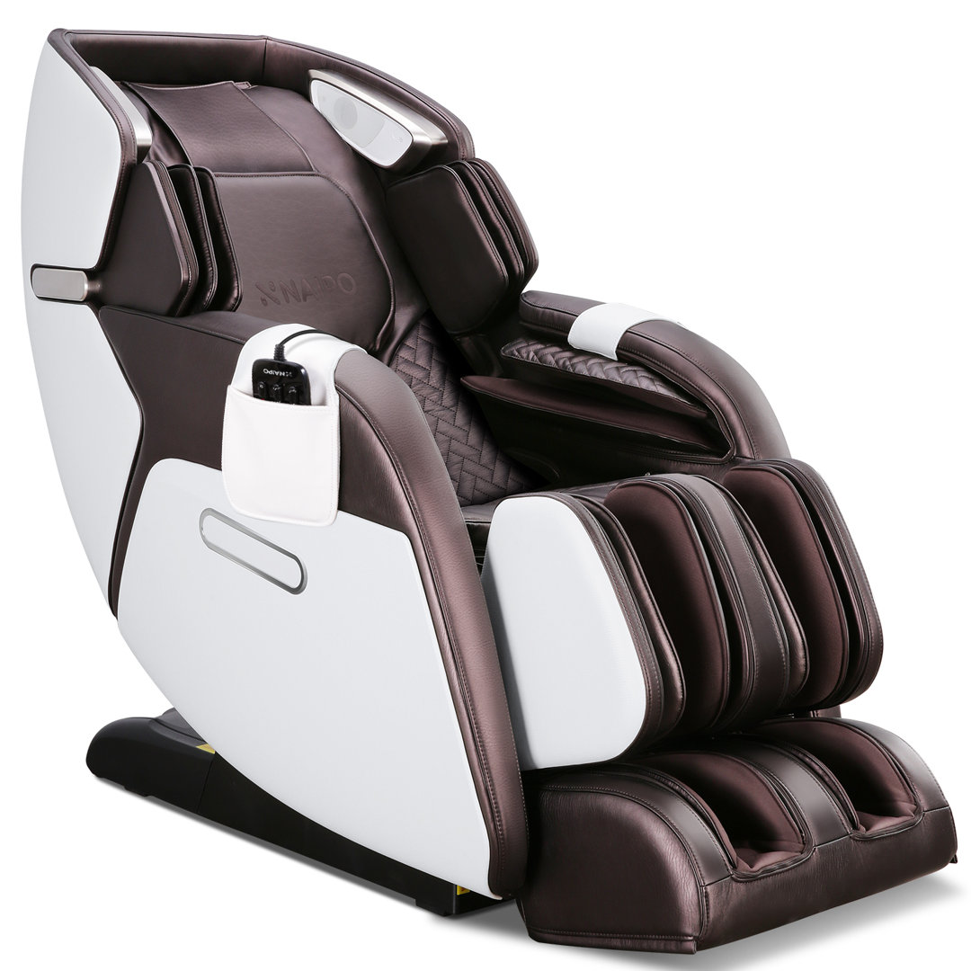 NAIPO Premium 3D Massagesessel Wärmefunktion, Shiatsu, Schwerelosigkeit, Bluetooth Surround Sound