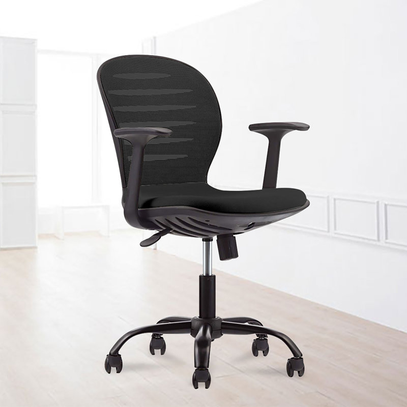 Chaise de travail comfort Ballenger, Black/Black