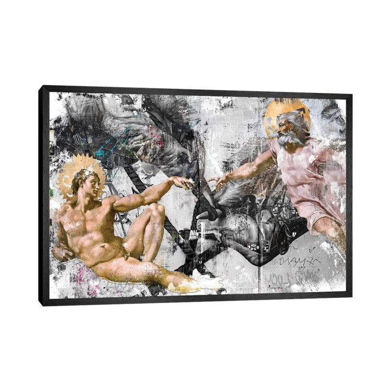 The Creation by Danilo De Alexandria - Print on Canvas, 101.6 cm H x 66.04 cm W, Black Framed