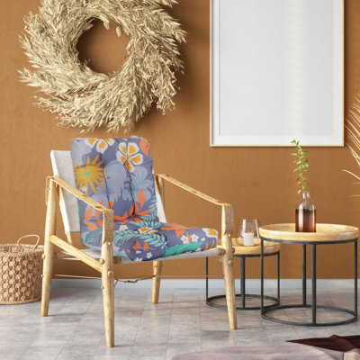 Coussin de chaise imperméable Oxford - Polyester épais, sangles antidérapantes, résistant au soleil