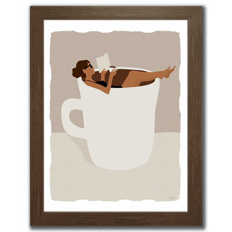 «Morning Coffee I», art mural encadré