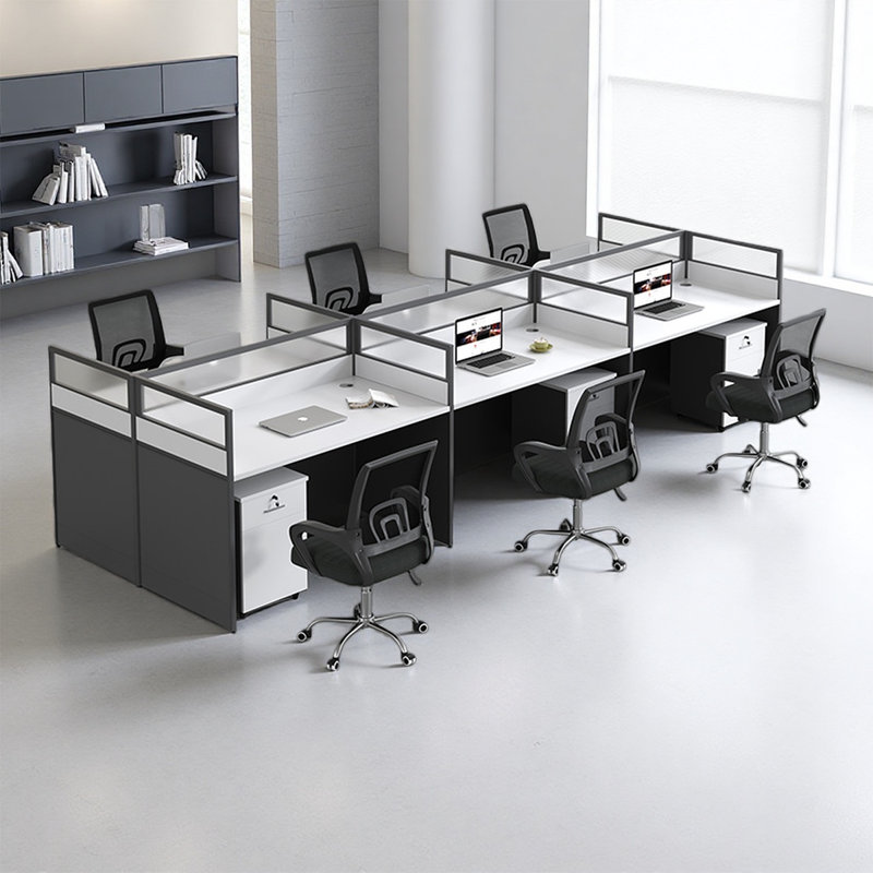 Bureau rectangulaire pour 6 personnes