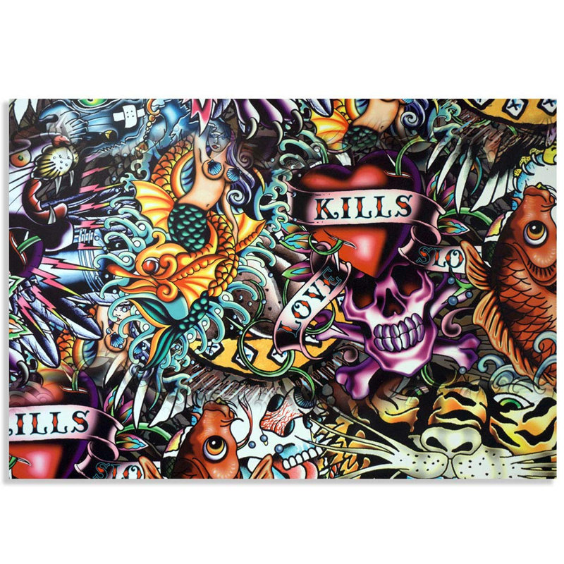 Peinture murale vibrante Graffi Street Paint Graffiti, L 100 po x l 144 po