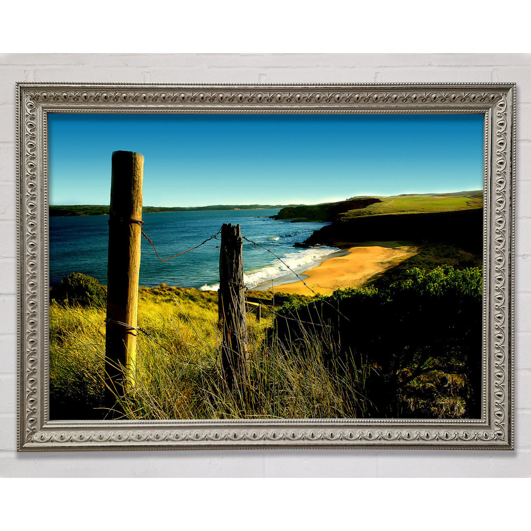 Wild Beach In England - Einzelner Bilderrahmen Kunstdrucke