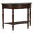 Farmhouse Half Moon Console Table With Drawer & Shelf,Sofa Table For Entryway,Living Room, Hallway And Foyer-128993959