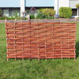 Abduel Willow Bunch Weave Hurdle Fence Panel 6ft X 6ft
