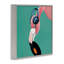 Flamant rose avec disque musical, art de la giclée par Yvette St. Amant-934671221-929979039