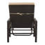 Chaise longue inclinable avec coussin Bourneville