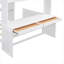 Lit mezzanine avec lit autonome, tablettes, bureau et garde-robe-267204997-267205007