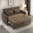 Pastiche Convertible Sofa With A Reversible Backrest Cushion, Side Pockets, Usb Ports, A Phone Holder And Pillows-1032796224