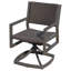 Chaise de patio pivotante