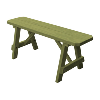Springport Wood Picnic Bench by Loon Peak