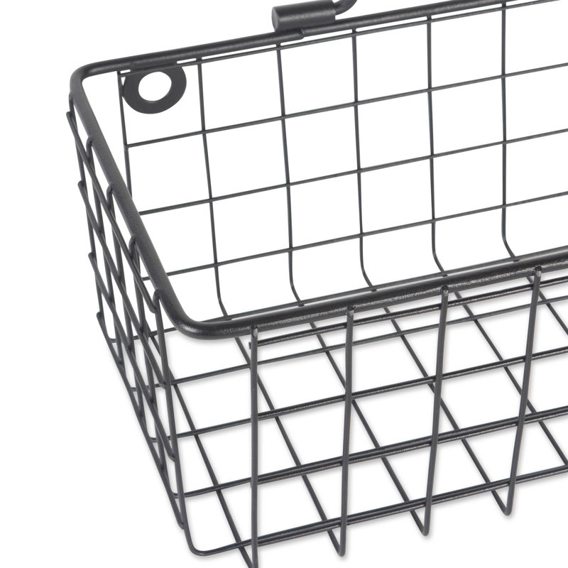 Rangement mural avec paniers Dorn, Gris