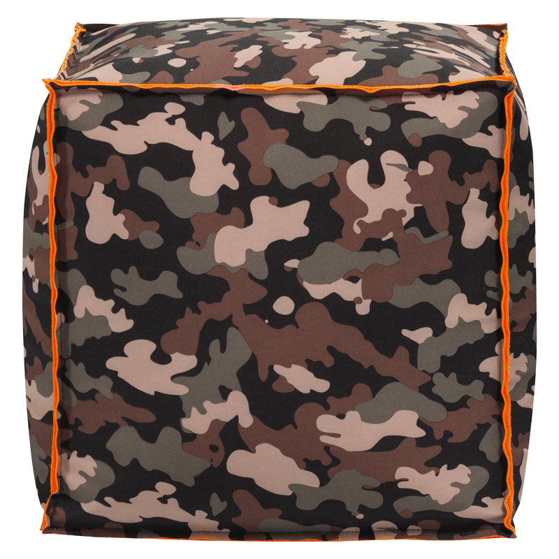 Camo Freeman Upholstered Pouf