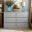 Brannick 46.5" W Handleless 6-Drawer Double Dresser-94481525