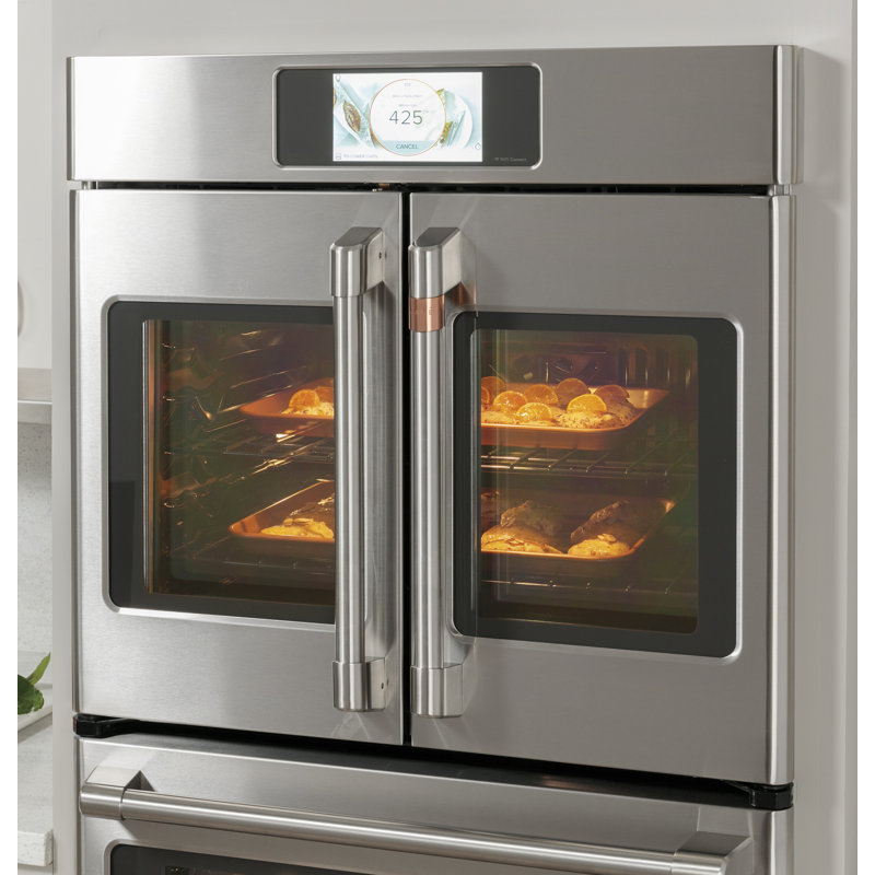 30" Self-Cleaning Convection Smart Electric Double Wall Oven, Stainless Steel