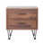 Plateau noyer / base noire