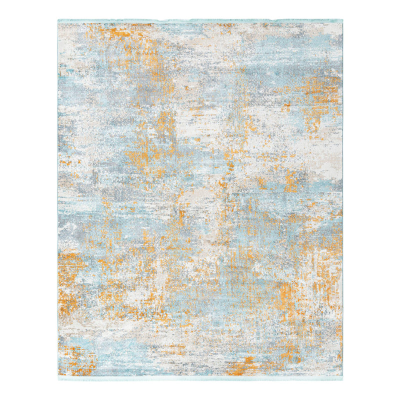 Haefner Abstract Indoor Rug, Rectangle 8'2" x 10'