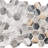 Recycled Honeycomb 12.56" x 15" Glass Mosaic Wall Tile-63332437