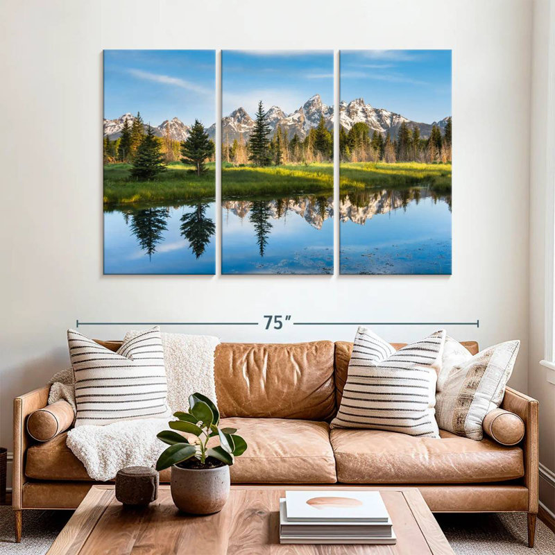 Paysage Alvord Grand Tetons, H 32 po x l 50 po