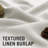 Linen Blackout Curtain for Bedroom/Living Room Thermal Insulated Grommet Linen Look Curtain Drapes Primitive Textured Burlap Effect Window Drapes 1 Panel-2076261335-2076261336
