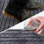 Runner Rug Hallway Non Slip Rubber Back Custom Size As Carpet Doormat Throw Rug Grey Striped_1-208158629