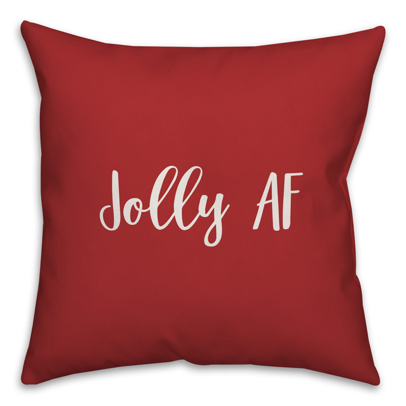 Coussin Jolly AF, Rouge, Housse de coussin