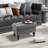 Ottoman With Storage For Living Room, Storage Ottoman With Removable Lid, Button-Tufted Fabric Bench For Footrest And Seat With Wood Legs