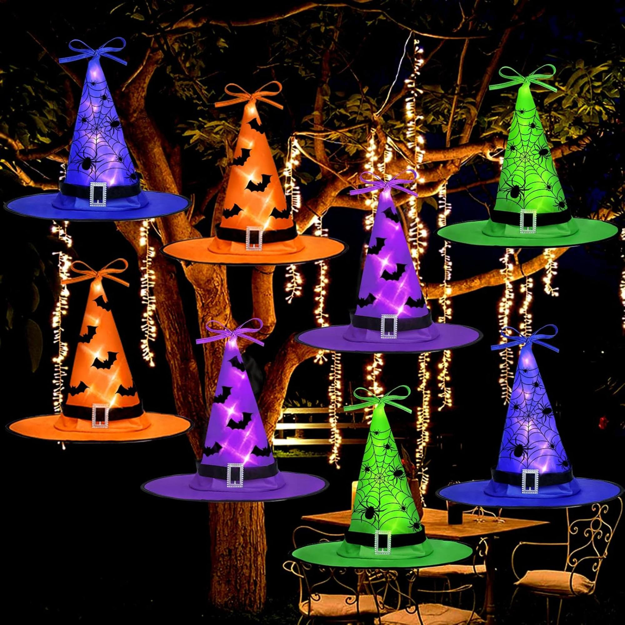 Alcott Hill Halloween Decorations Outdoor 8 Pcs 8 Lighting Modes LED