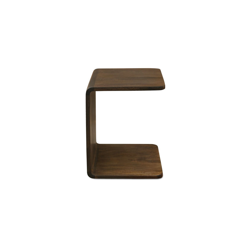 Carrie Side Table Walnut, Dark Brown