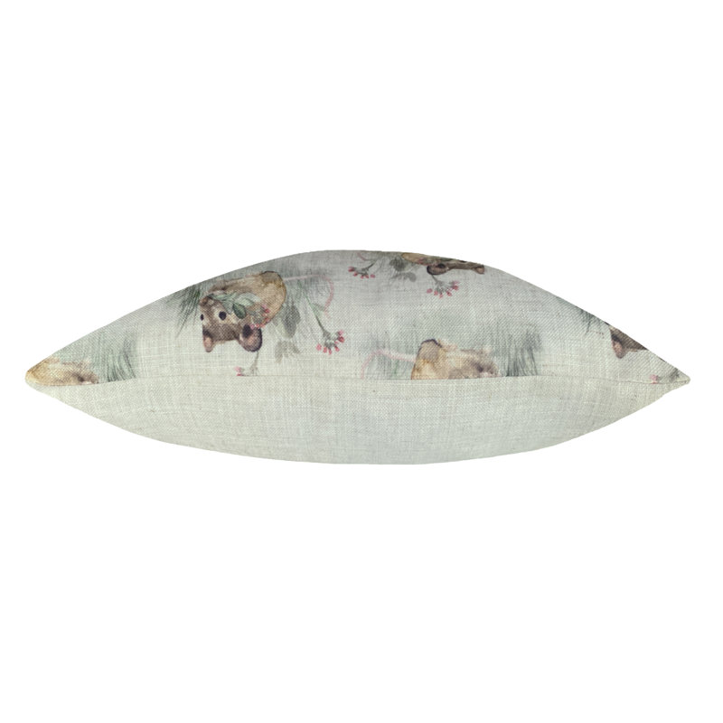 Floral Square Throw Pillow Cover