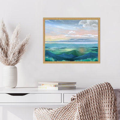 «Sunset Perspectives II» par Grace Popp, reproduction d'art sur toile encadrée